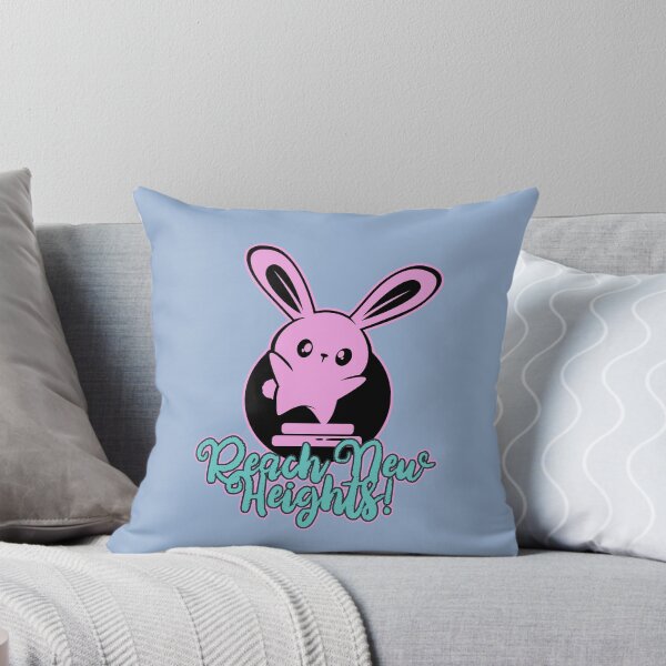 Item preview, Reach New Heights! Bunny - pink designed and sold by Chubuter.