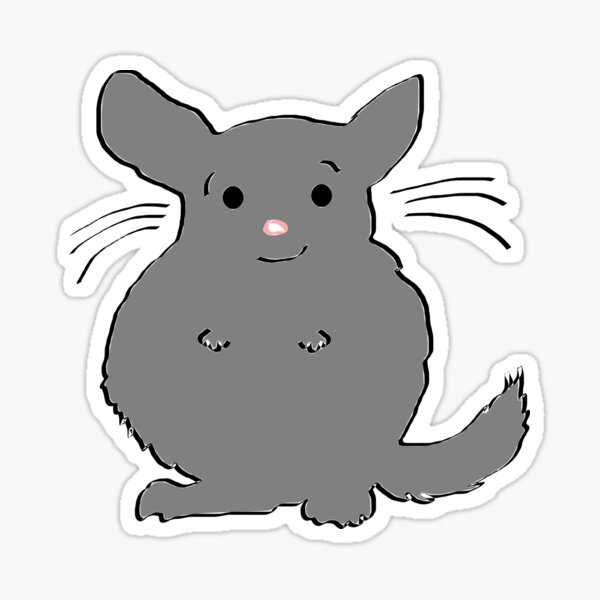Chinchillas Rule Sticker
