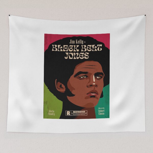 Item preview, Black Belt Jones Martial Arts Poster (grunge texture) designed and sold by BLVDdesign.