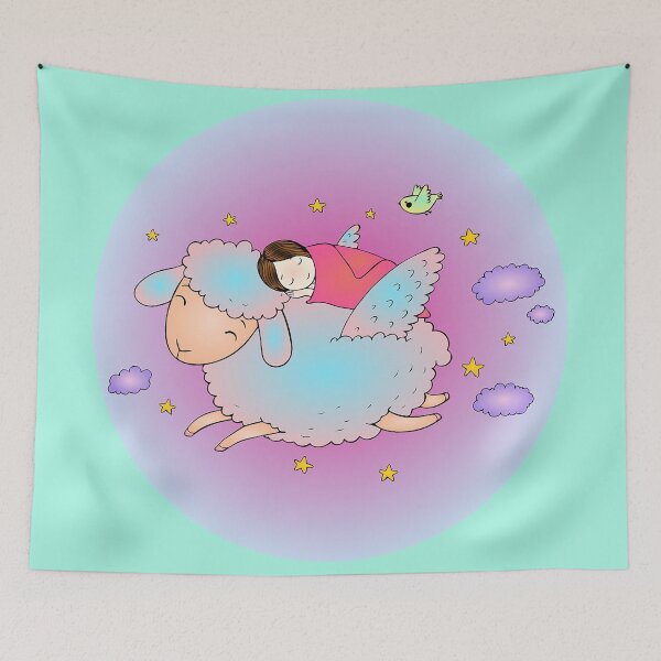 Item preview, No sheep in my circle (pink) designed and sold by NyengRepublic.