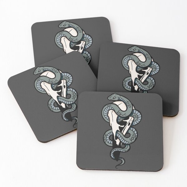 Item preview, Raven Skull & Snake designed and sold by alexsamuletsco.