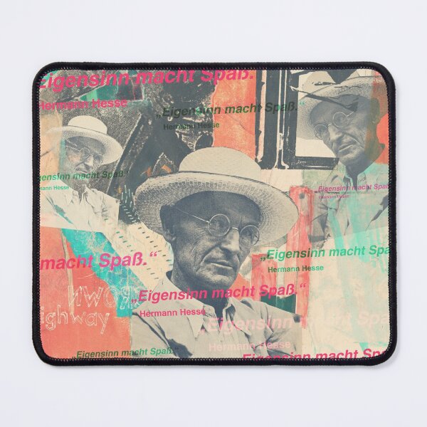 Item preview, Hermann Hesse portrait, famous quote designed and sold by Mauswohn.