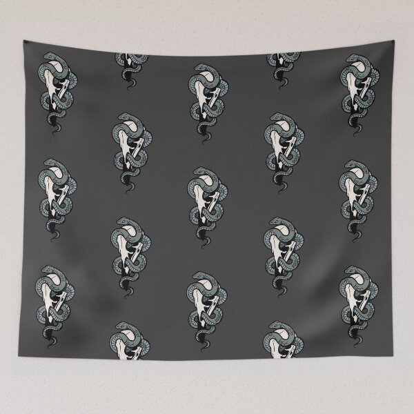 Item preview, Raven Skull & Snake designed and sold by alexsamuletsco.