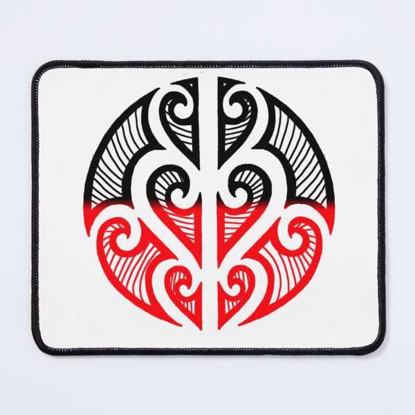 Item preview, Maori tribal art flag color designed and sold by attracdionz.