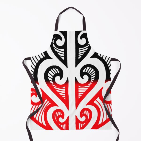 Item preview, Maori tribal art flag color designed and sold by attracdionz.