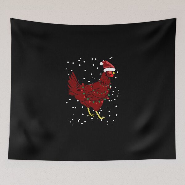 Item preview, Christmas festive chicken Classic T-Shirt designed and sold by LISArchitect.