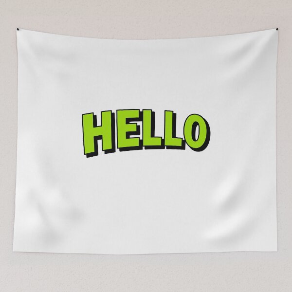 Item preview,  hello literally everyone T-SHIRT, WORLD HELLO DAY PREMIUM t-SHIRT. designed and sold by Luckydoe1.