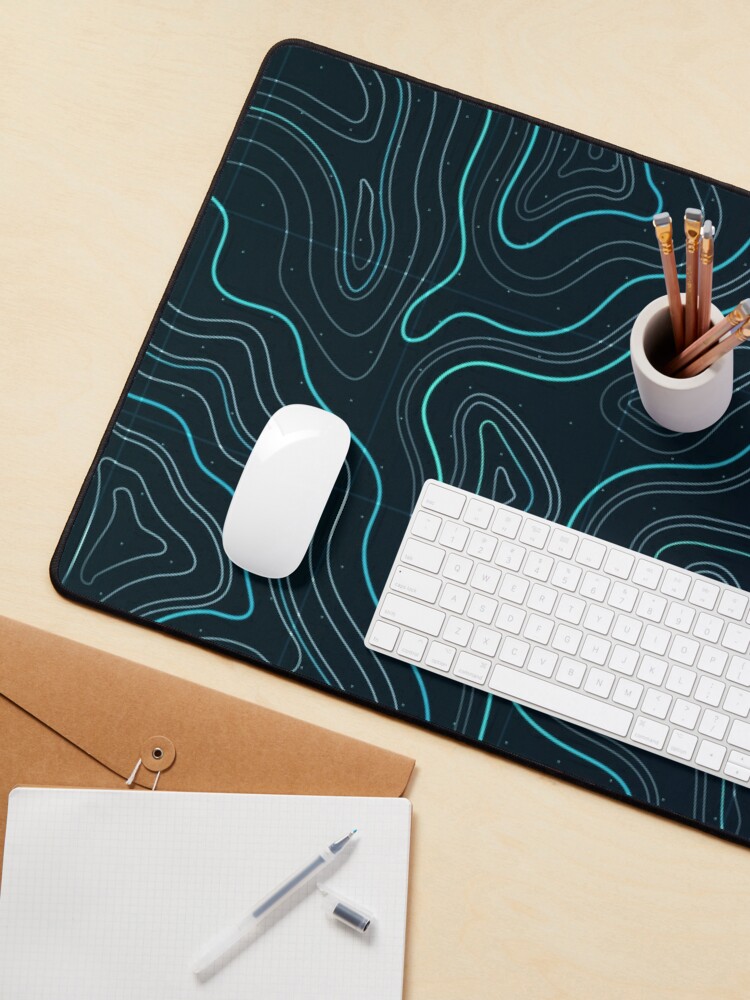 Topographic Mouse Pads - Desk Cookies