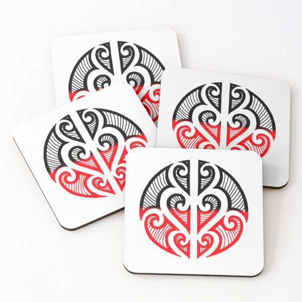 Item preview, Maori tribal art flag color designed and sold by attracdionz.