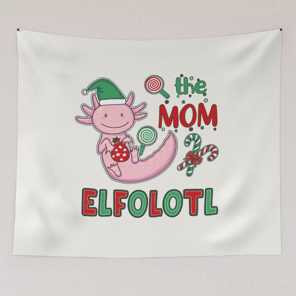 Item preview, Christmas Axolotl Elf - The Mom Elfolotl designed and sold by GrimButterfly.