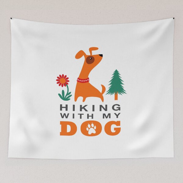 Item preview, Hiking with my dog! designed and sold by w1ckerman.