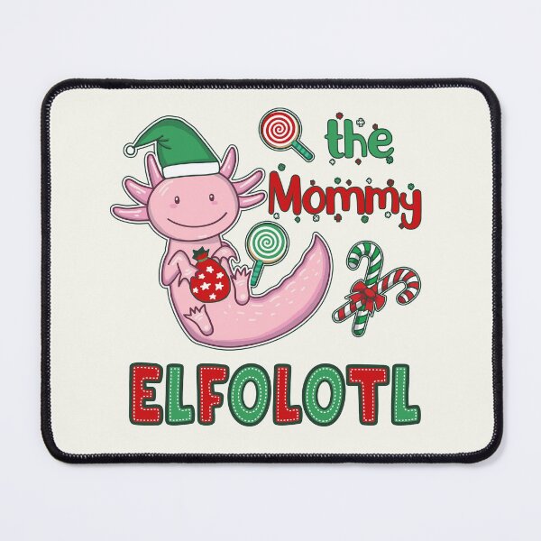 Item preview, Christmas Axolotl Elf - The Mommy Elfolotl designed and sold by GrimButterfly.