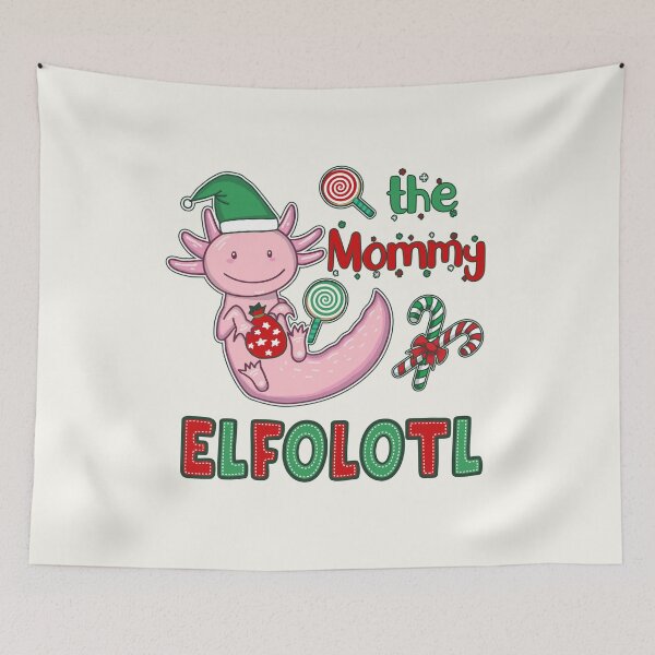 Item preview, Christmas Axolotl Elf - The Mommy Elfolotl designed and sold by GrimButterfly.