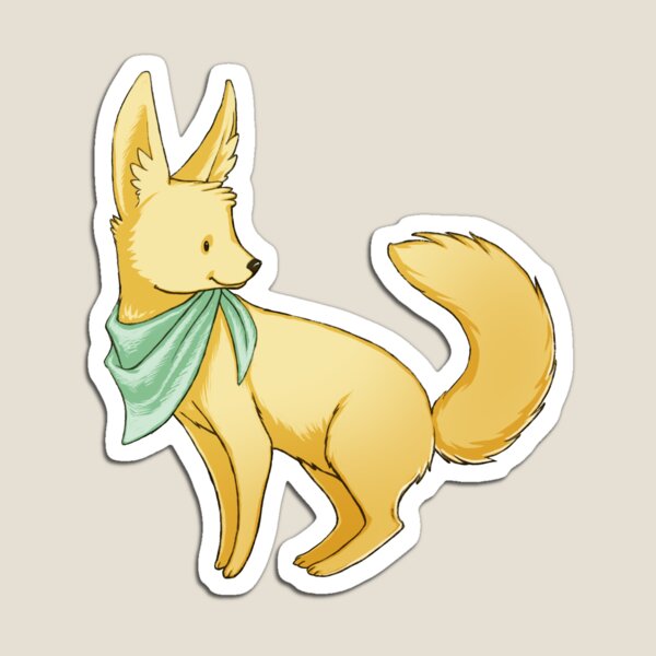 Neck Kerchief Fennec Magnet