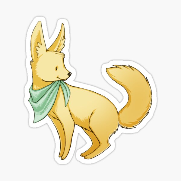 Neck Kerchief Fennec Sticker