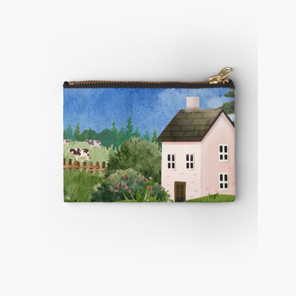 Item preview, Watercolor Painting Hill Country Farmhouse designed and sold by Vimbuy.