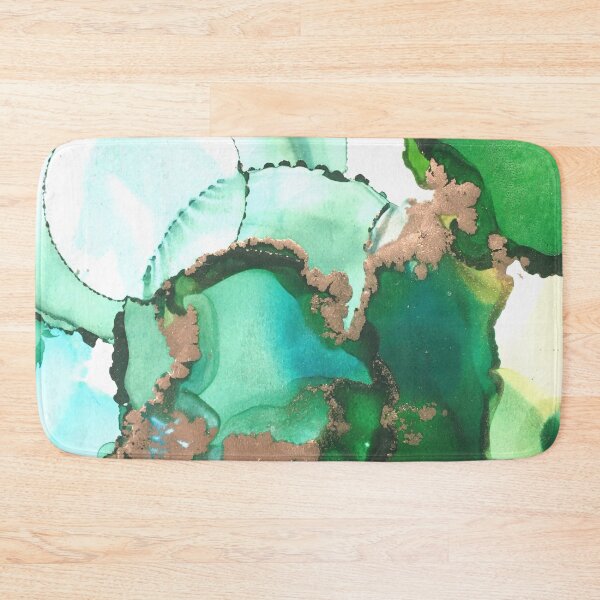 Item preview, Mars is green and gold and celadon and aqua designed and sold by Jenie Yolland.