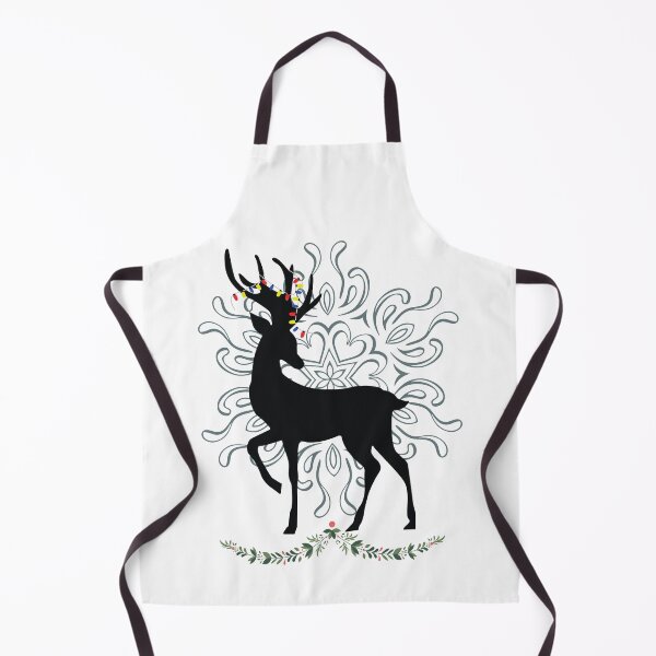Item preview, Silhouette Christmas Deer designed and sold by BWAYZ.