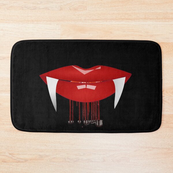 Item preview, Sexy Woman Vampire Mouth Blood Fangs Teeth Bright Red Lips designed and sold by Georgiodaccache.
