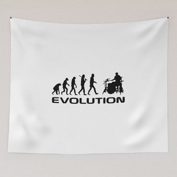 Item preview, Evolution Of A Drummer Drummer music Idea Gift Premium Apparel Funny Holiday Xmas designed and sold by DesignByHeartUK.