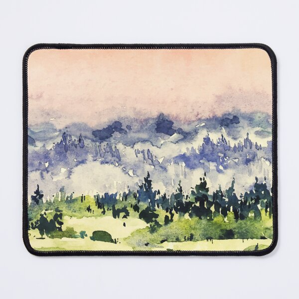 Item preview, Watercolor Evening Landscape designed and sold by Vector Scout Lab.