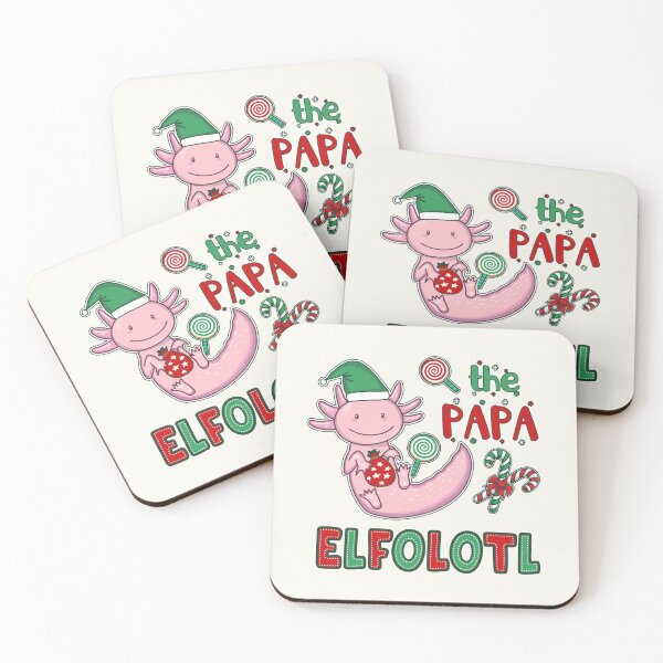 Item preview, Christmas Axolotl Elf - The Papa Elfolotl designed and sold by GrimButterfly.