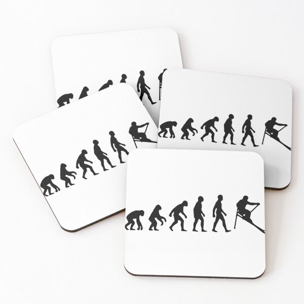 Item preview, Born to Ski Evolution to Skiing Love Ski Sports winter sports Gift Premium Apparel Funny Holiday Xmas designed and sold by DesignByHeartUK.