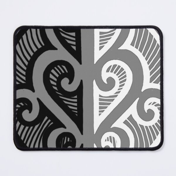 Item preview, Black and white maori tribal art designed and sold by attracdionz.