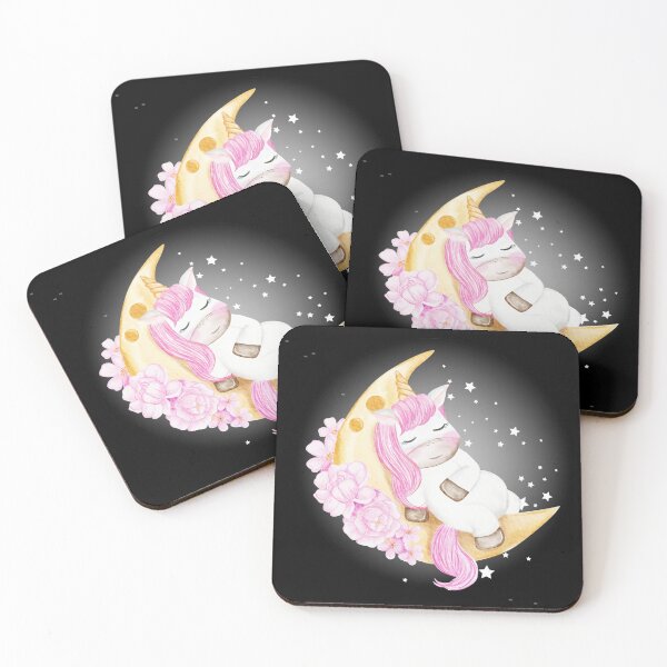 Item preview, Cute sleeping unicorn gift idea for new mom baby showers designed and sold by BRtisticDesigns.