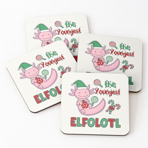 Item preview, Christmas Axolotl Elf - The Youngest Elfolotl designed and sold by GrimButterfly.