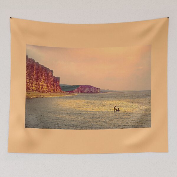 Item preview, Sunset Paddle Boarders At West Bay designed and sold by Alisonchambers2.