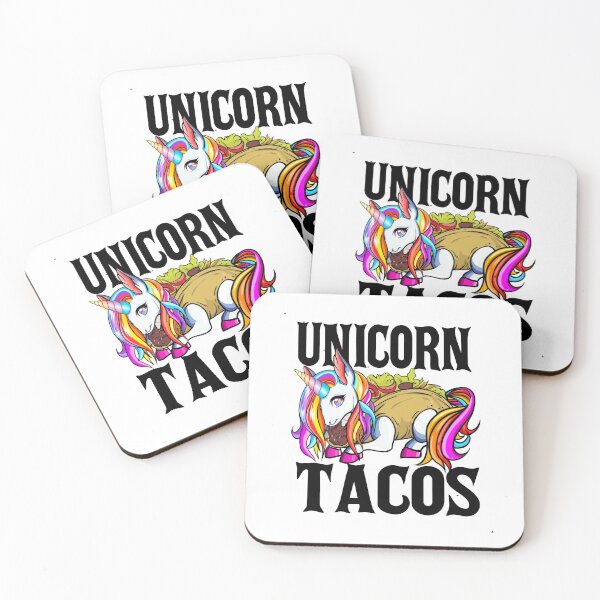 Item preview, Unicorn Tacos-Funny gift idea for Taco Tuesday lovers and Unicorns  designed and sold by BRtisticDesigns.