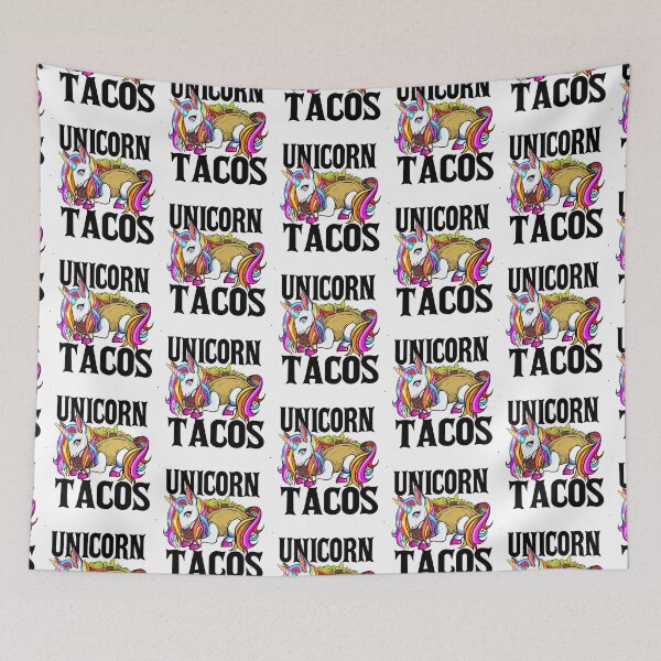 Item preview, Unicorn Tacos-Funny gift idea for Taco Tuesday lovers and Unicorns  designed and sold by BRtisticDesigns.