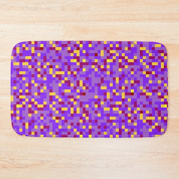 Item preview, Retro Colorful Pixels Abstract Purple Yellow and Red Pattern designed and sold by Gevover.