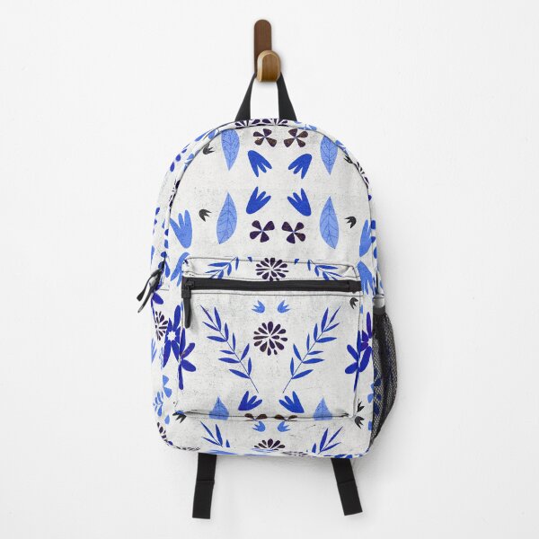 Item preview, Blue floral pattern designed and sold by Bigika.