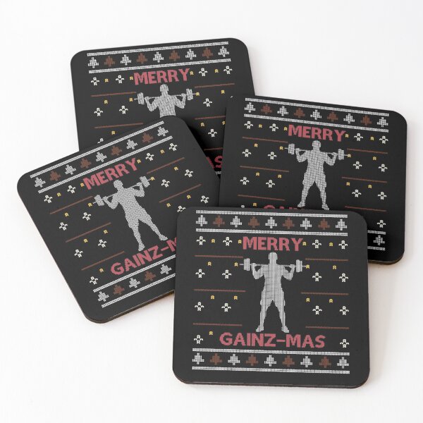 Aperçu de l'œuvre Bodybuilding Ugly Christmas Sweater Weightlifting Gym XMAS créée et vendue par michellexkelly.