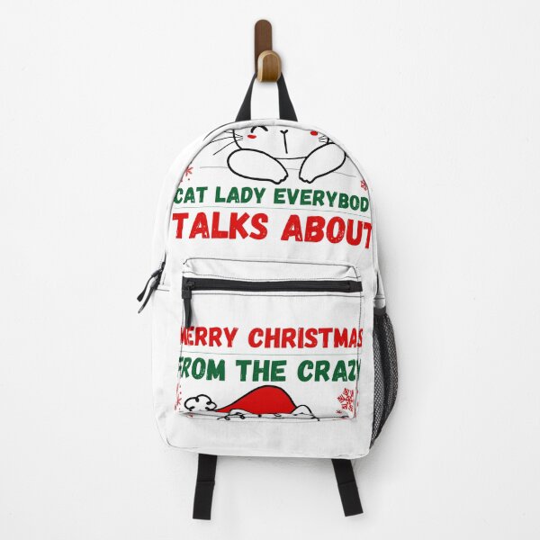 Item preview, Merry Christmas From The Crazy Cat Lady Everybody Talks About - Christmas Decor designed and sold by Delandor.