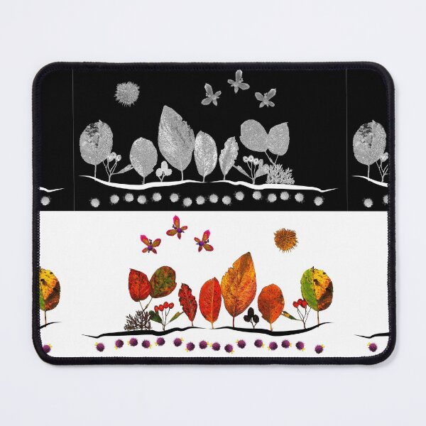 Item preview, Gold and Silver Autumn Scene designed and sold by cuprum.
