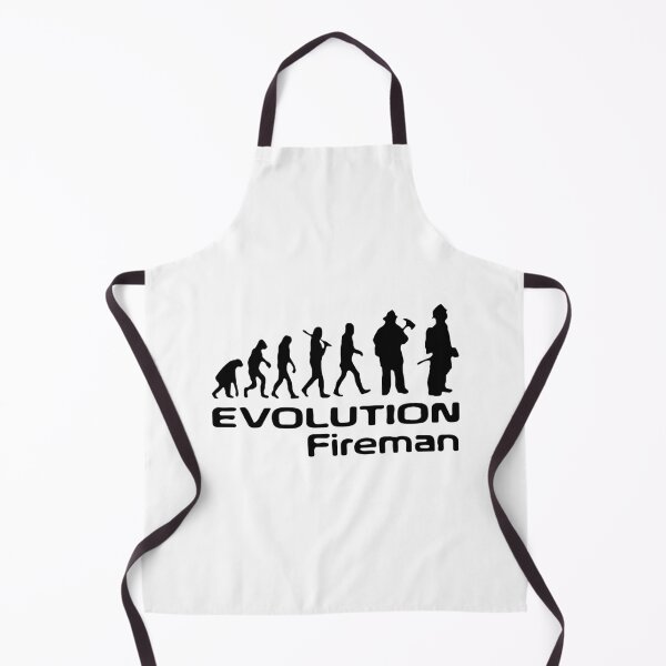 Item preview, Firefighter Evolution of Fireman Hero my dad is fireman Gift Premium Apparel Funny Holiday Xmas designed and sold by DesignByHeartUK.
