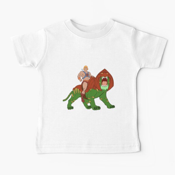 He-man and Tiger Tribute Baby T-Shirt