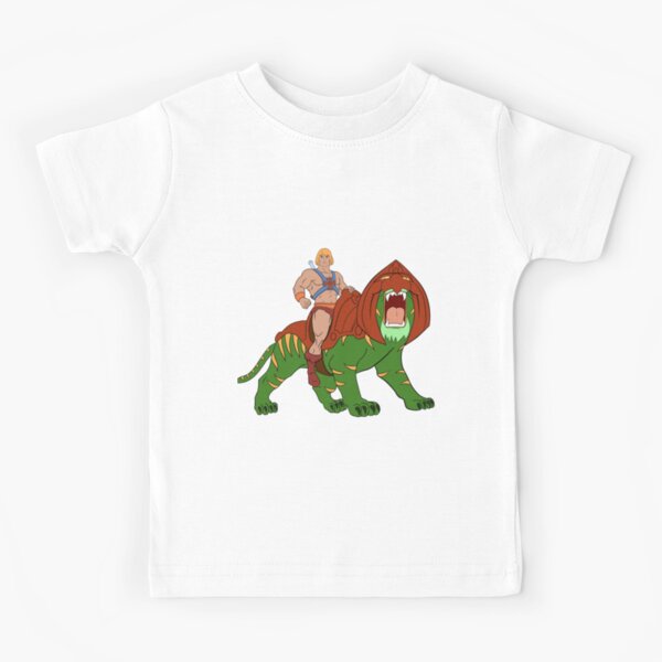 He-man and Tiger Tribute Kids T-Shirt