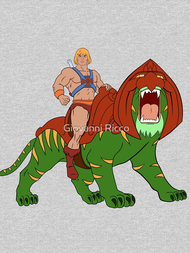 He-man and Tiger Tribute by Altairicco