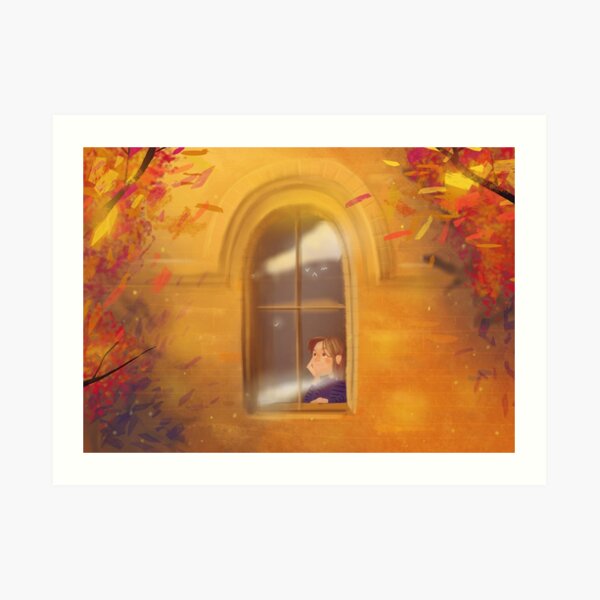 Watching the World Go By Art Print