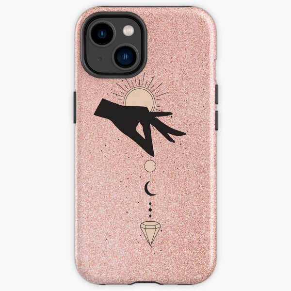 Pink Glitter - Abstract Art iPhone Tough Case