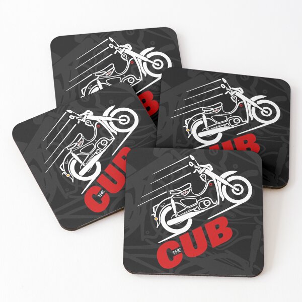 Item preview, The Super Cub, Cute Classic Line Art for classic Bikers designed and sold by etoide.