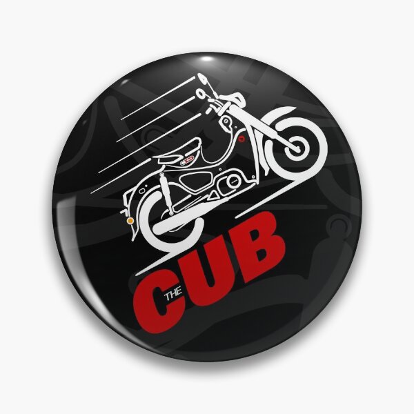 Item preview, The Super Cub, Cute Classic Line Art for classic Bikers designed and sold by etoide.