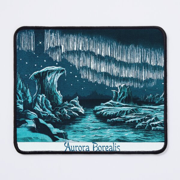 Item preview, Aurora Borealis, an illustration of the beautiful polar lights in the night sky designed and sold by mycloudzdesign.