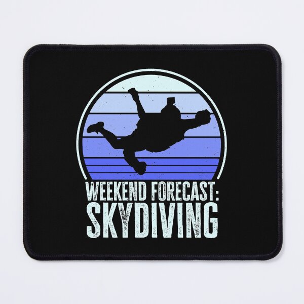 Item preview, Weekend Forecast: Skydiving. Funny Skydiver, Retro Parachutist designed and sold by AS-Shirts.