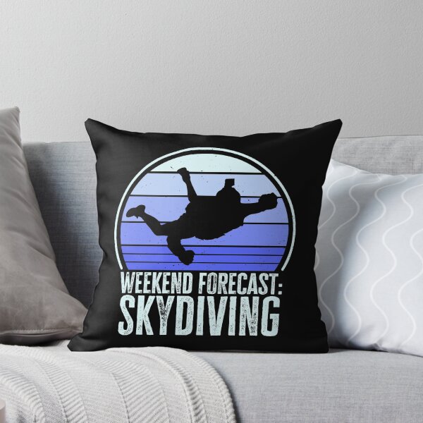 Item preview, Weekend Forecast: Skydiving. Funny Skydiver, Retro Parachutist designed and sold by AS-Shirts.