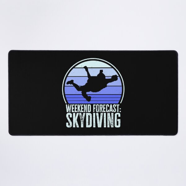 Item preview, Weekend Forecast: Skydiving. Funny Skydiver, Retro Parachutist designed and sold by AS-Shirts.